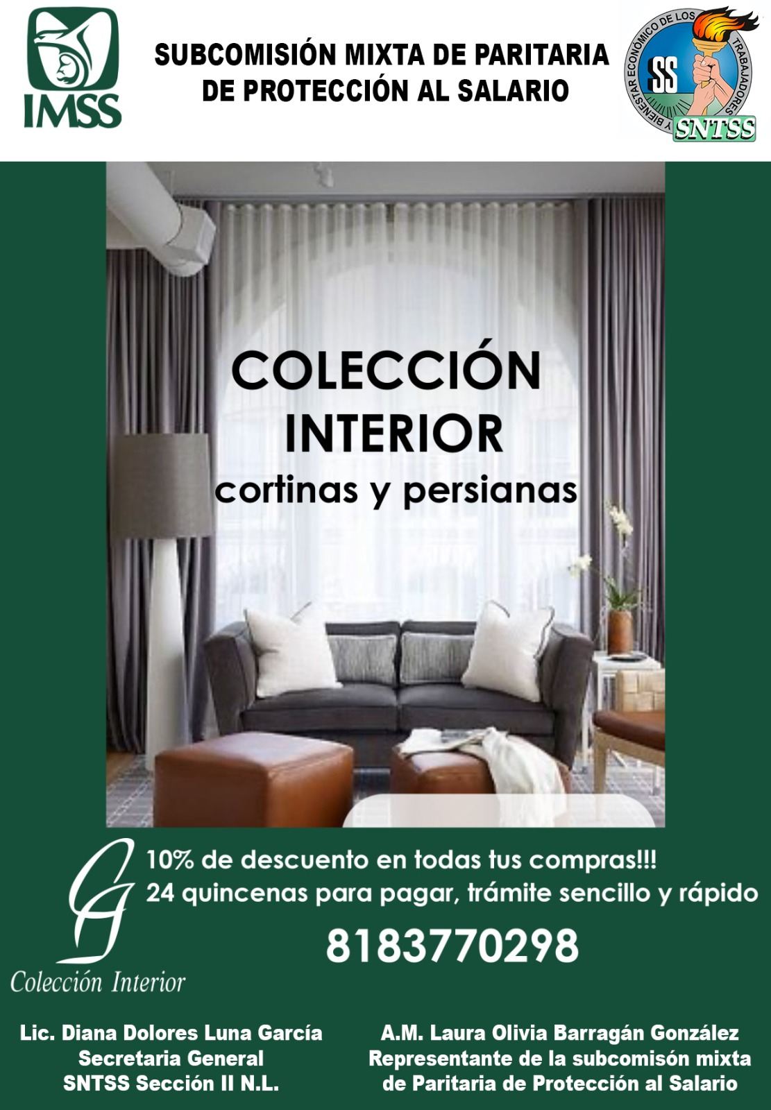 Colección Interior, Cortinas y Persianas