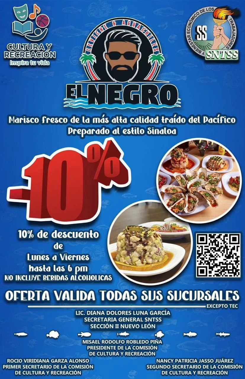 Ceviches y Aguachiles El Negro